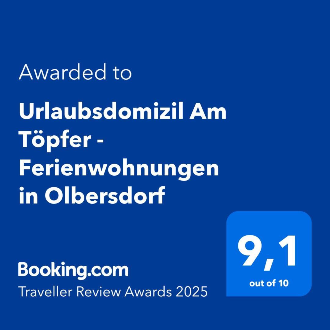 Urlaubsdomizil Am Toepfer - Ferienwohnungen In Olbersdorf Exterior foto